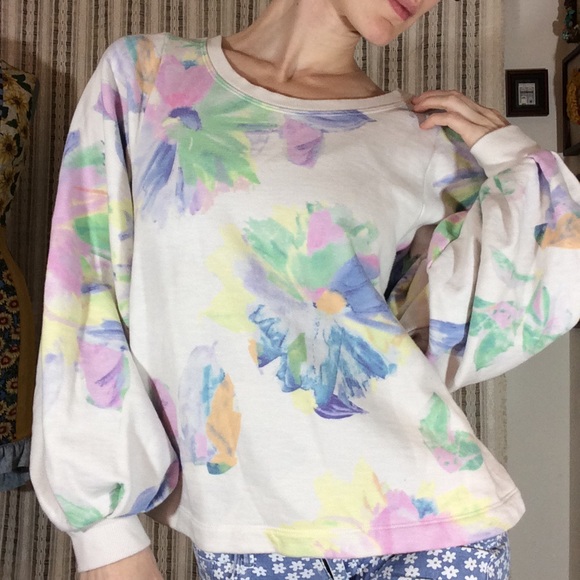 SATURDAY SUNDAY Pastel Sweatshirt Top - Picture 2 of 8